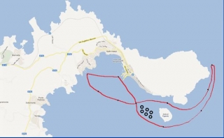  Cetacean sighting path 